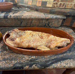 Carre lechazo asado